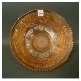 Fenton Dk Marigold Little Fished Ftd. Master Bowl