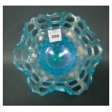 Fenton Celeste Blue 2 Row OE Ruffled Hat