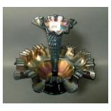 Dugan Amethyst Fishnet Epergne