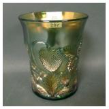 Cambridge Green Inverted Strawberry  Tumbler