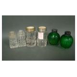 Three Pair Cut /Etched Salt & Peppers