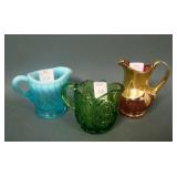 Lot of 3 Miniature Victorian Creamers