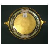 Artist Signed Pickard Handled Shallow Bowl