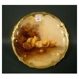 Artist Signed Pickard Plate W/Almonds Decor