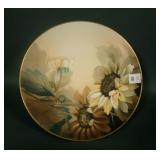Signed Nippon Sunflower Wall Plaque
