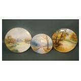 Three Nippon/ Noritake Wall Plaques