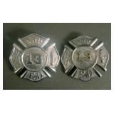 2  New York Firemans Badges