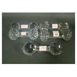 Lot of Five Brilliant Cut Knife Rests