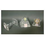 Three Piece Signed Waterford Crystal Lot