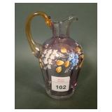 Victorian Ameth/MG Flashed Enameled Cruet