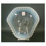 Jefferson Clear Opal Jolly Bear Crimped Bowl
