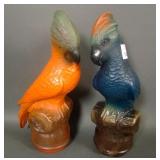 Pair of Tiffin Cockatoo Lamp Shades Only