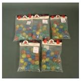 Lot of  5 Orignial Packs Of Marble King Marbles