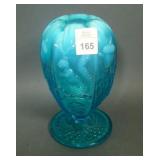 Jefferson Glass Blue Opal Squirrel & Acorn