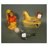 Lot of 3 Tin Litho Wind Up Toys