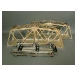 Marx Wabash Toy Train Trestles  and Tracks