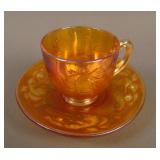 Fenton Kittens Cup and Saucer – Mari. (scarce;