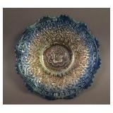 6 ¼” Fenton Persian Medallion Flat Plate – Blue