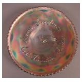 6 ¼” Fenton “Seasons Greetings Eat Paradise