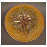 6 ½” Dugan Four Flowers Flat Plate – P. Opal.