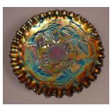 6 3/8” Dugan Cherries Flared Plate w/ T.C.E. &