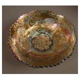 6 ½” Fenton Lions Round Flared Bowl – Powder