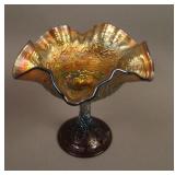 Fenton Persian Medallion Lg. Stemmed 6 Ruffled