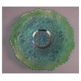 9 ¼” Fenton Leaf Chain Flat Plate – Green