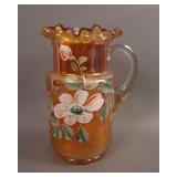 Fenton Enameled Bulbous Water Pitcher – Mari.