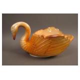 I.G. Swan Planter – Mari./ Milk Glass (nice