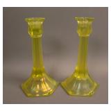 N’wood Stretch 6 Paneled Candlesticks – Topaz