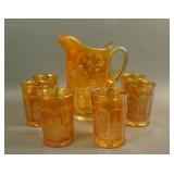 N Singing Birds 7 pc. Water Set – Mari. (scarce;