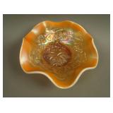7 ½” Dugan Six Petals 6 Ruffled Bowls – P. Opal.