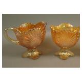 Dugan Beaded Shell ftd. Creamer & Spooner – Mari.