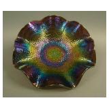 8 ¾” Imperial Cobblestone 8 Ruffled Bowl – Purple
