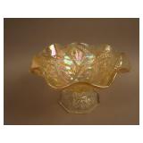 7 ½” Imperial Embossed Scroll Stemmed 8 Ruffled