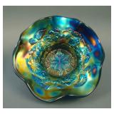 7 ¼” Dugan Six Petals 6 Ruffled Bowl – Purple