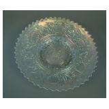 8 ½” Dugan Fanciful low Flared Plate – White