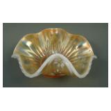 6 ¼” Dugan Interior Rays Ruffled 2 Sided Banana