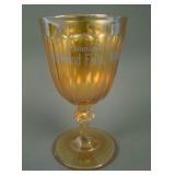 Maker (?) 14 Paneled Stemmed Goblet – “Souvenir