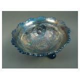 6 ½” Fenton Horsehead Medallion ftd. Flared Bowl –