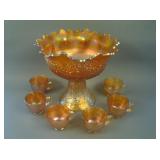 Fenton Orange Tree 7 pc. Ruffled Punch Set – Mari.