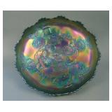 10 3/8” Fenton Chrysanthemum Lg. ball ftd. I.C.