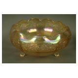 Imperial Floral and Optic ftd. 9 Ruffled Rose Bowl