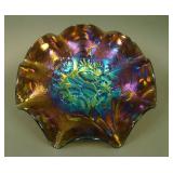 9” Imperial Pansy 8 Ruffled Bowl – Amethyst (very