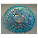 9” N Three Fruits Stippled Plate w/ Ribbed Ext. –