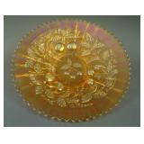 9” N Three Fruits Stippled Plate w/ Ribbed Ext. –