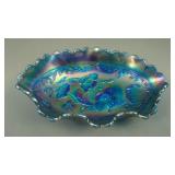 N Poppy Oval Ruffled Relish Tray w/ Ribbed Ext. –