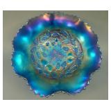 8 ½” N Three Fruits Medallion 8 Ruffled ftd. Bowl