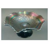 N Petals Stemmed 8 Ruffled Compote – Amethyst